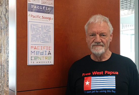 PMC's Professor David Robie ... growing "global groundswell" of West Papua awareness. Image: Alistar Kata/PMC