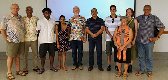 Some of the journalism and academic colleagues at the research seminar at the University of the South Pacific. Image: PMC