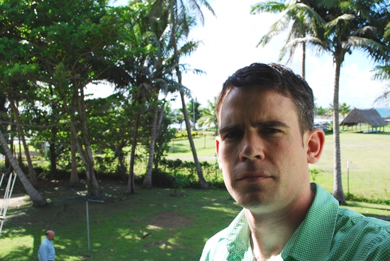 My balcony gave a great view of Suva Bay, from the Marine Lodge at USP's lower campus