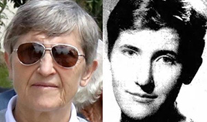 Former French spy Christine Cabon today ... and in 1985. Image: Ascencion Torrent/Sunday Star-Times