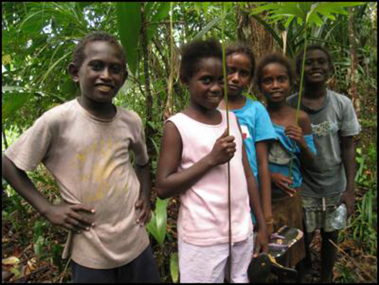 KIBCA has been in helping local children visit cultural sites deep in the crater. Image: Andrew Cox/Scoop