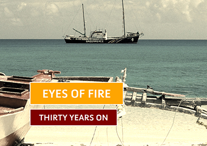 The Eyes of Fire microsite.