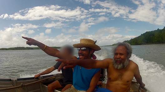 Members of the Flotilla on their way to the cultural ceremony in West Papua. Image: freedomflotillawestpapua.org