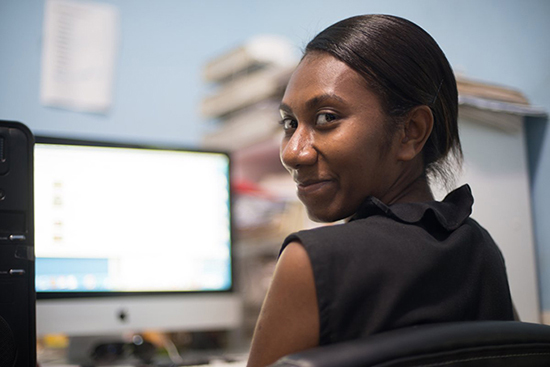 Jane Joshua ... editor of the Vanuatu Daily Post. Image: VDP