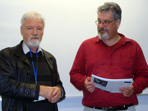 PMC director Dr David Robie introducing Dr Philip Cass. Photo: Del Abcede/PMC