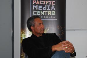 Pacific Studies researcher Dr Steven Ratuva at the Pacific Media Centre. Image: PMC archive