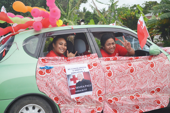 Carnival-like election amosphere … “a political Heilala Festival of sorts”. Image: Iliesa Tora/Tonga Daily News