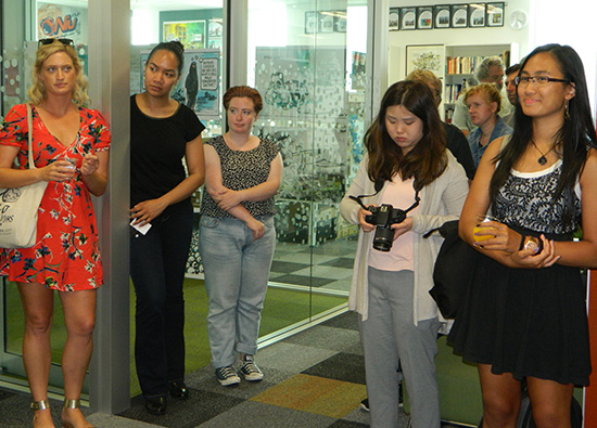 Part of the crowd at the web launch. Image: Del Abcede/PMC