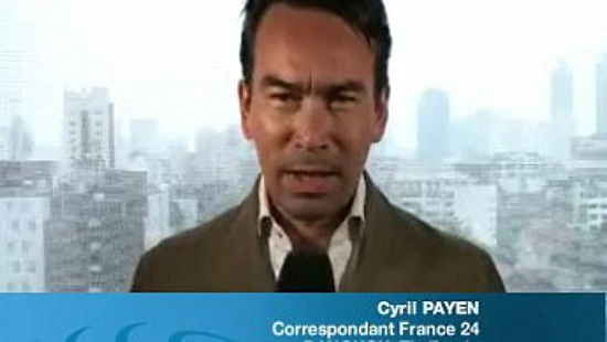 France 24's Cyril Payen ... barred by Indonesia.