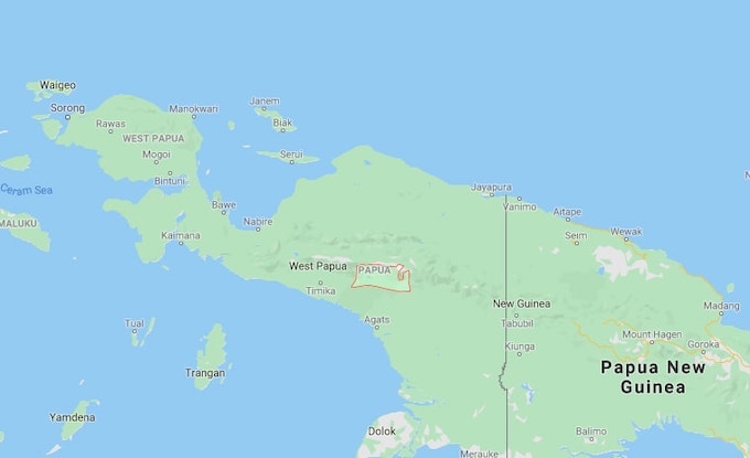 Papua map