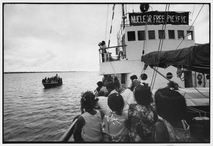 Rongelap islanders on board RW