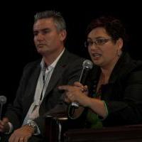 Labour candidate for Te Tai Tokerau Kelvin Davis and Greens co-leader Metiria Turei. Photo: Alex Perrottet/PMC