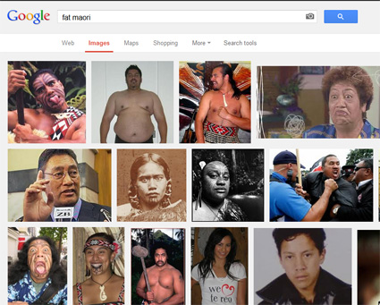 The URL fat.maori.nz redirects you to this Google images page. Image: Google