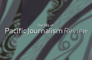 The title frame from The Life of Pacific Journalism Review