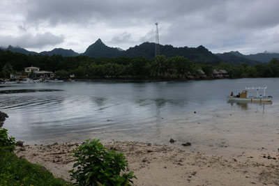 People in the Federated States of Micronesia have been told to move inland or to higher ground. Image: UNDP Exposure