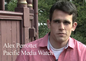 Alex Perrottet ... monitoring the Pacific media. Photo: AUT