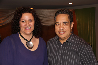 PIMA secretary Sandra Kailahi with former PIMA chair and Tagata Pasifika veteran John Utanga. Photo: Alex Perrottet/PMC