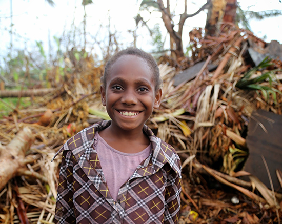 Joana Bani ... her father is prioritising her education. Image: UNDP Pacific