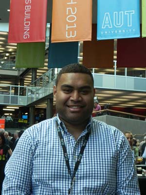 John Pulu ... graduate of AUT University. Image: Del Abcede/PMC