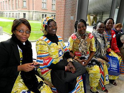 Some of the African WILPF delegates at The Hague. Image: Del Abcede/WILPF