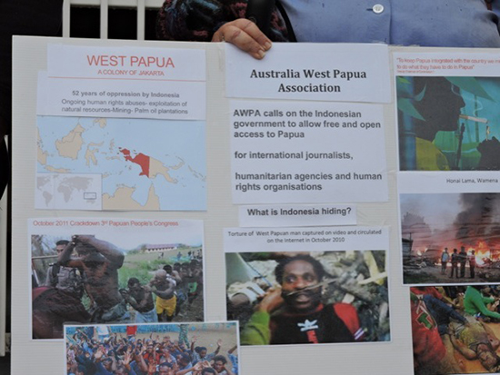 The Australia West Papua Association supports the joint statement on "open access" in Sydney today . Image: AWPA